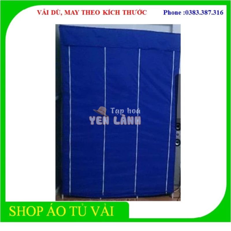 BAO ÁO TỦ VẢI CAO CẤP BẰNG VẢI THẬT KHÔNG KÈM KHUNG KT: 110 45 175