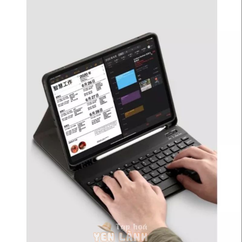 BAO DA BÀN PHÍM BLUETOOTH IPAD PRO 11 inch 2020 / 12.9 inch 2020 SMART KEYBOARD KÈM BAO DA BOOK COVER