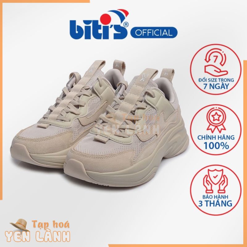 Giày Thể Thao Nam – Nữ Bitis Hunter X Dune DSMH10701KEM/DSWH10701KEM (Kem)