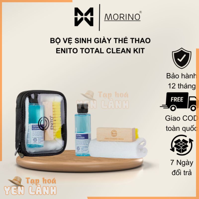 Bộ Vệ Sinh Giày Enito Total Cleaner Kit vệ sinh giày đá bóng, giày thể thao, giày sneaker, giày adidas dễ dàng tại nhà