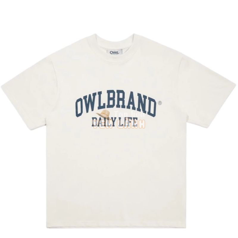 Áo thun Owlbrand Retro/Trắng