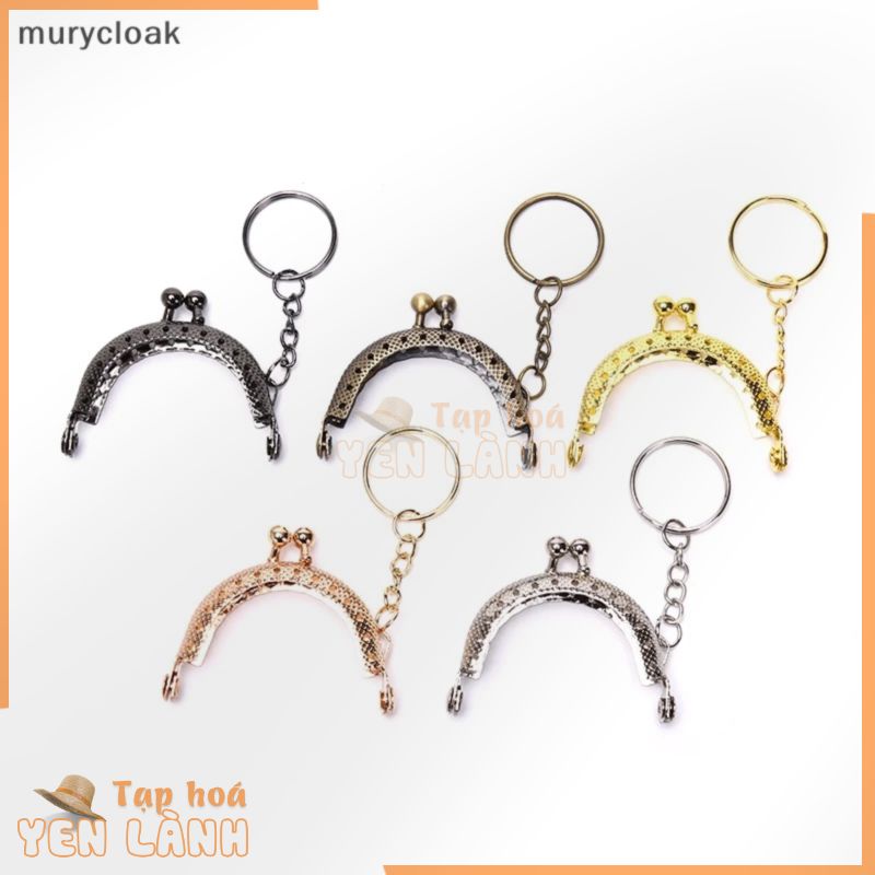 Mur # 1 cái 5 cm ví tiền xu khung kim loại với móc khóa diy arch frame kiss clasp lock Dây quai kim loại thay thế cho túi xách tiện dụng vn