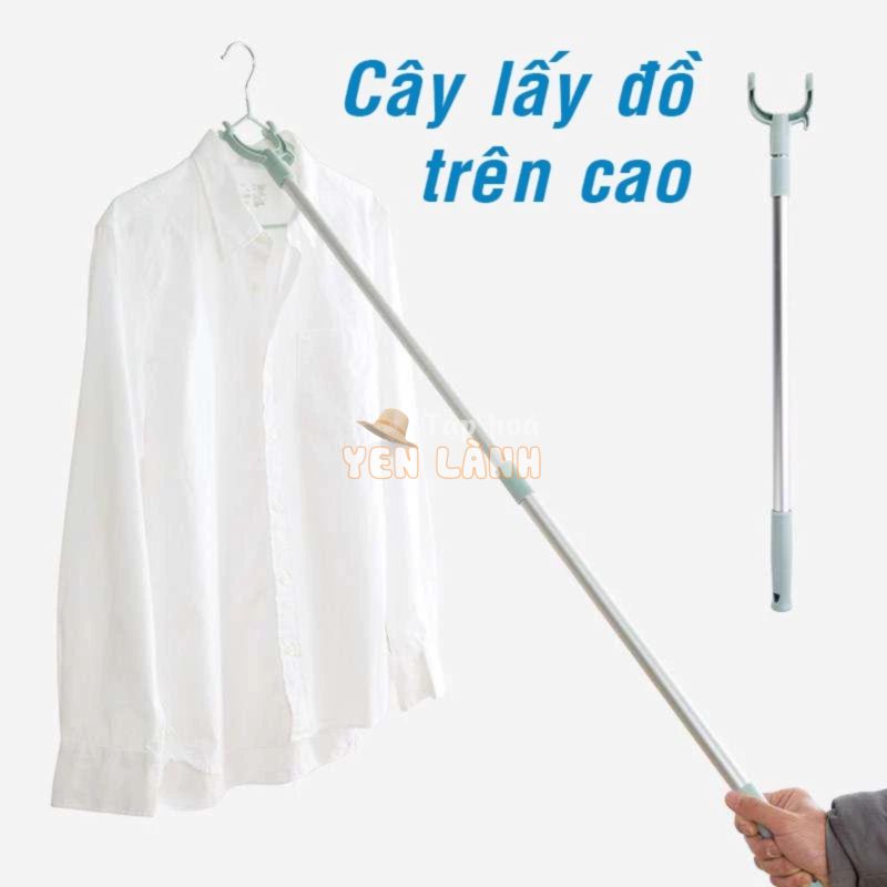 Cây lấy đồ trên cao Điều Chỉnh được chiều dài từ 1.1m ~ 2m