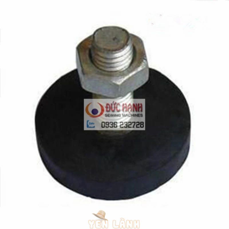 ỐC ĐẾ CAO SU 10 LY – 12 LY CHÂN BÀN MÁY MAY (KHÂU) CÔNG NGHIỆP