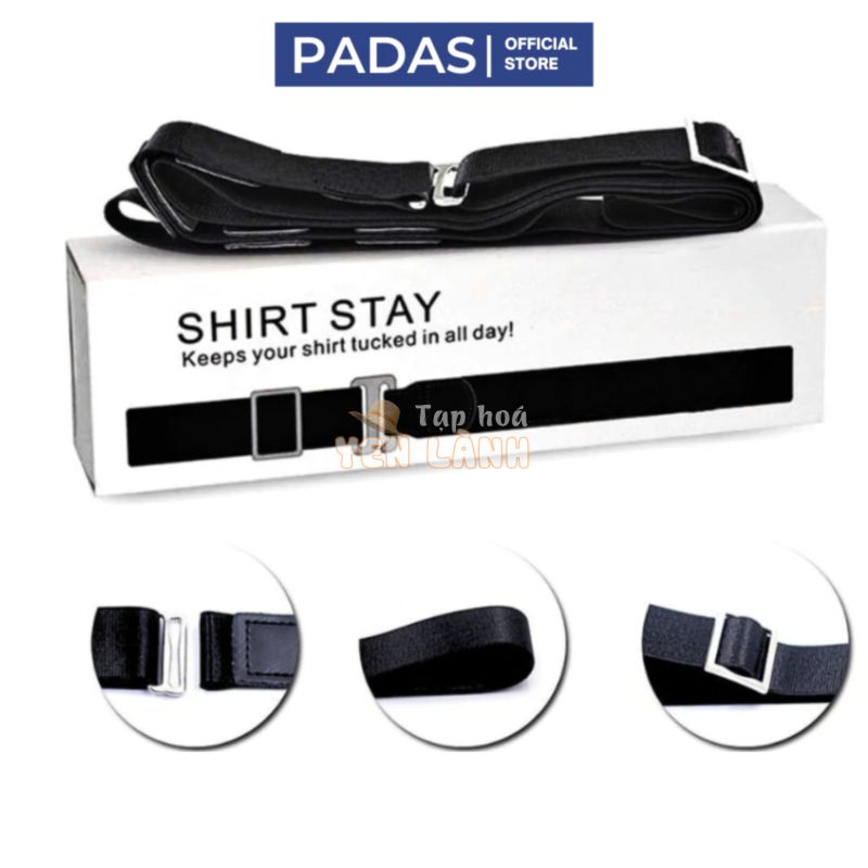 Dây đai giữ áo sơ mi nam khi sơ vin đóng thùng kèm hộp cao cấp PADAS Menswear Menswear STORE DD02 SP07