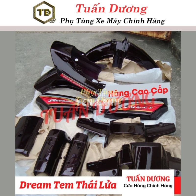 Dàn Áo Dream Cao Cấp [Tặng Tem 3 Lớp] Bộ Nhựa Dream Việt, Dream Thái Nhựa Dẻo Nguyên Sinh – Bộ Áo Xe Dream BảoHành 2 Năm