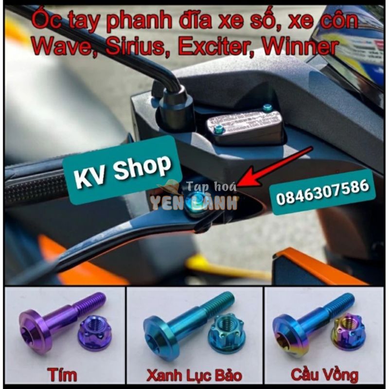 Ốc Titan Gr5 Dàn Áo Winner X/ V1/ V3/ V4