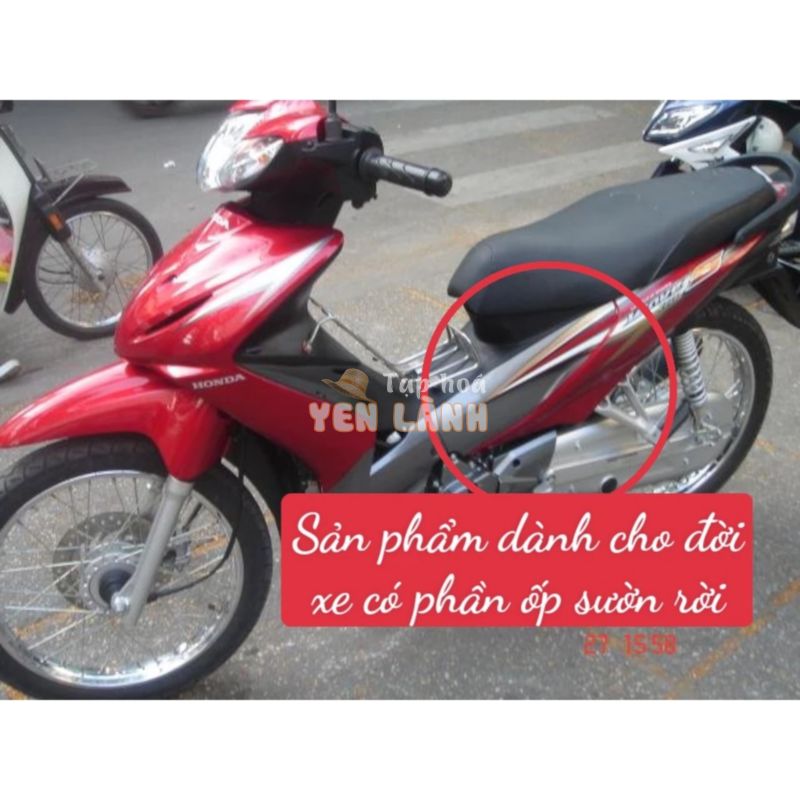 Bộ dàn áo xe WAVE S110 – RS110 màu Đỏ đời 2008 – 2010, nhựa ABS nguyên sinh ( Phân biệt đời xe xem hết các hình )- G545