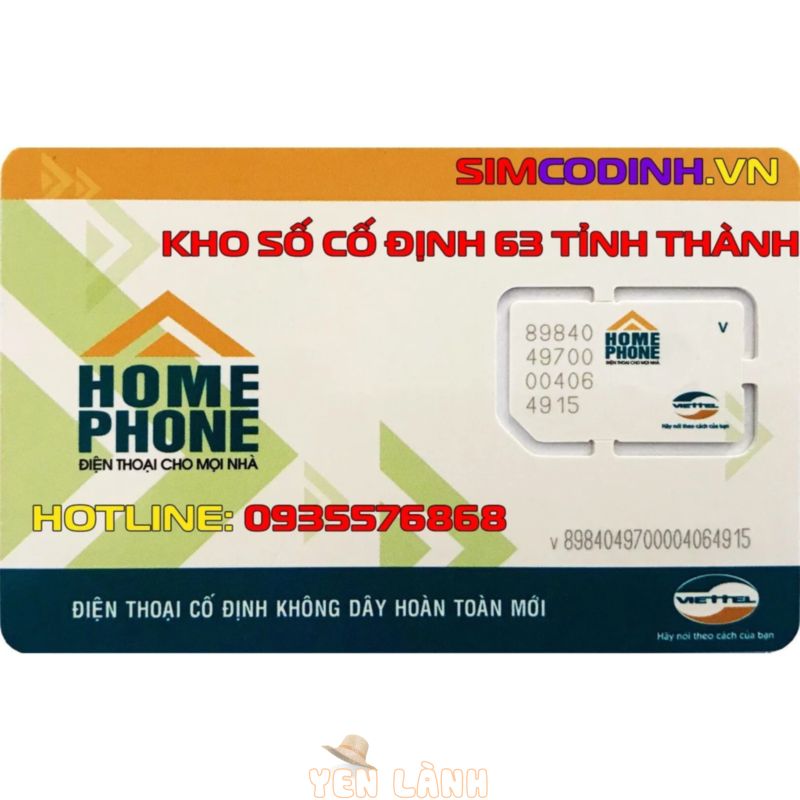 Sim Số Cố Định Homephone Viettel Lắp Di Động – Sim Máy Điện Thoại Bàn đầu 02 63 tỉnh thành cho Công Ty Doanh Nghiệp