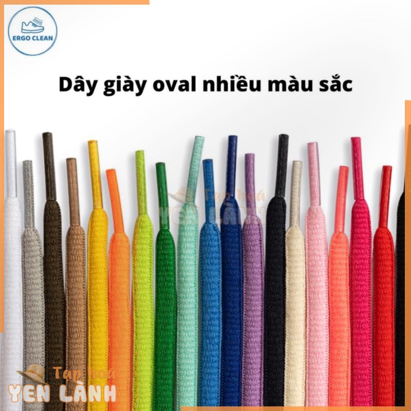 Dây giày oval bán nguyệt dành cho giày thể thao, dây giày thể thao nhiều màu sắc độ dài 120cm – TMN1