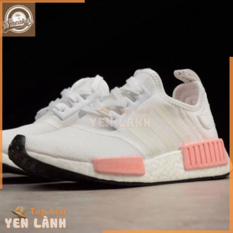 NEW | Bán Chạy | Giầy thể thao NMD HUMAN RACE XR trắng vấn đế hồng thời trang dạo phố .   ( IOI.HKJ $ ; I