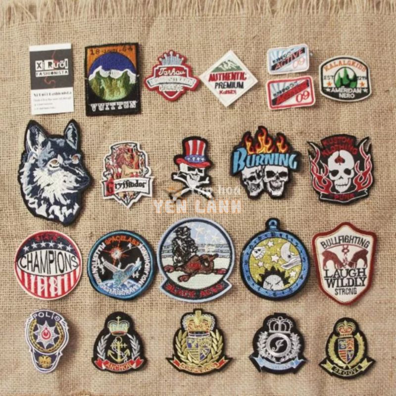 Miếng dán / ủi / may vào quần áo , sticker , logo , patches , hình dán