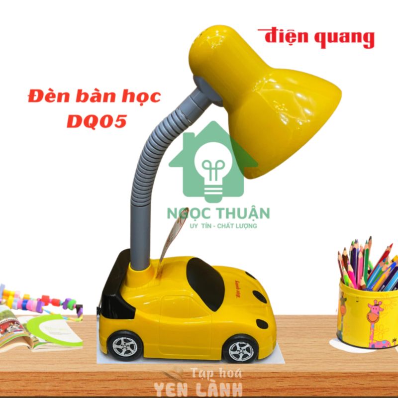 [Chính hãng] Đèn bàn học Điện Quang ĐQ DKL05 kiểu xe hơi, bóng led 4W ánh sáng trắng