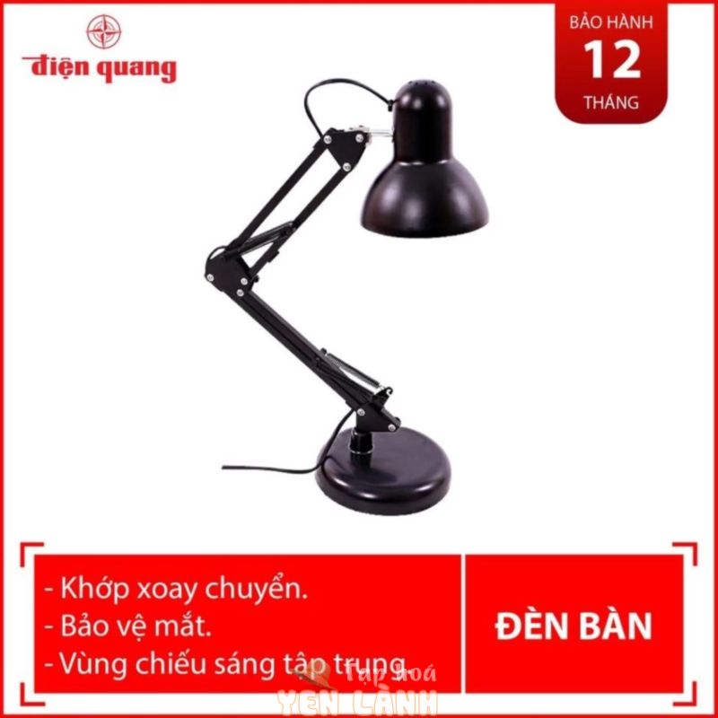 Đèn học chống cận,  Đèn bàn bảo vệ thị lực Điện Quang ĐQ DKL14 B (bóng led daylight)