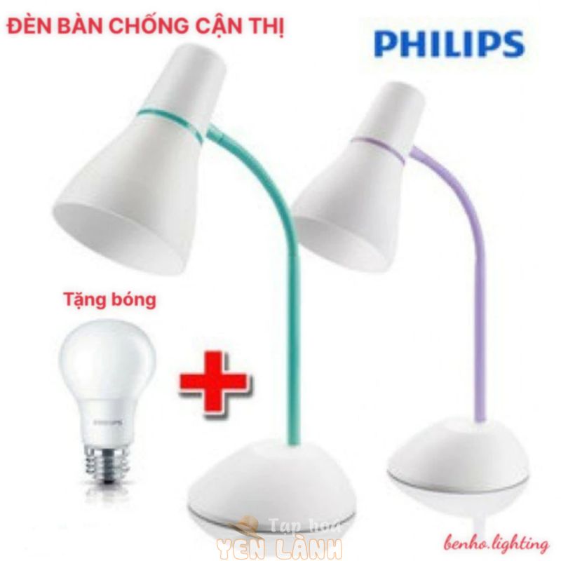 Đèn Bàn Học Sinh CHỐNG CẬN THỊ Tặng Kèm Bóng – 71567 E27 PHILIPS – ÊM DỊU CHO MẮT