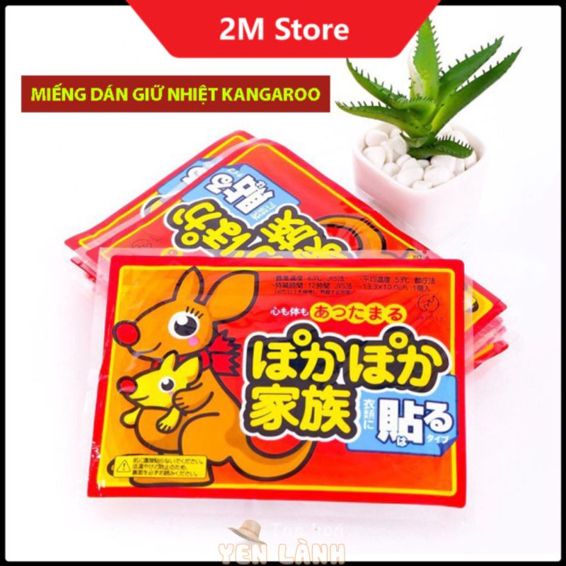 (LOẠI TỐT) Miếng Dán Giữ Nhiệt Kangaroo Dán Cơ Thể/Bàn Chân – Dán Nóng Sưởi Ấm Ngày Đèn Đỏ, Đau Bụng