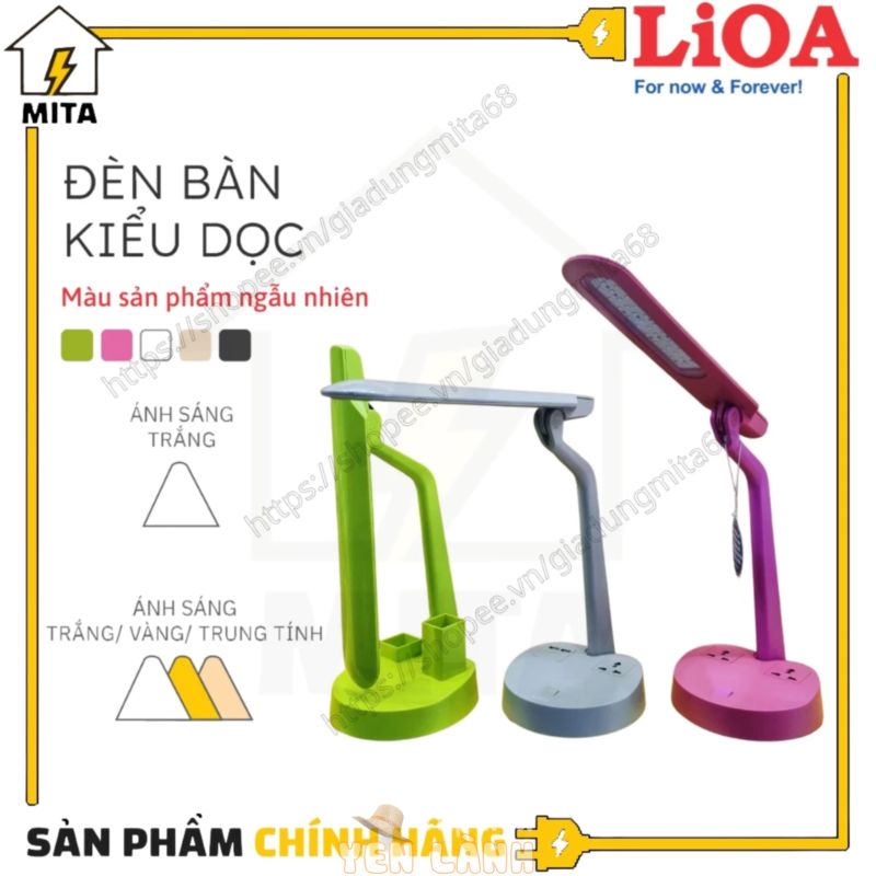 Đèn bàn LED kiểu dọc LiOA – MITA