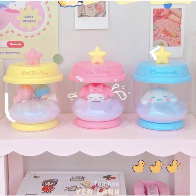 Đèn ngủ Decor Sanrio Dream dễ thương trang trí bàn học phòng ngủ