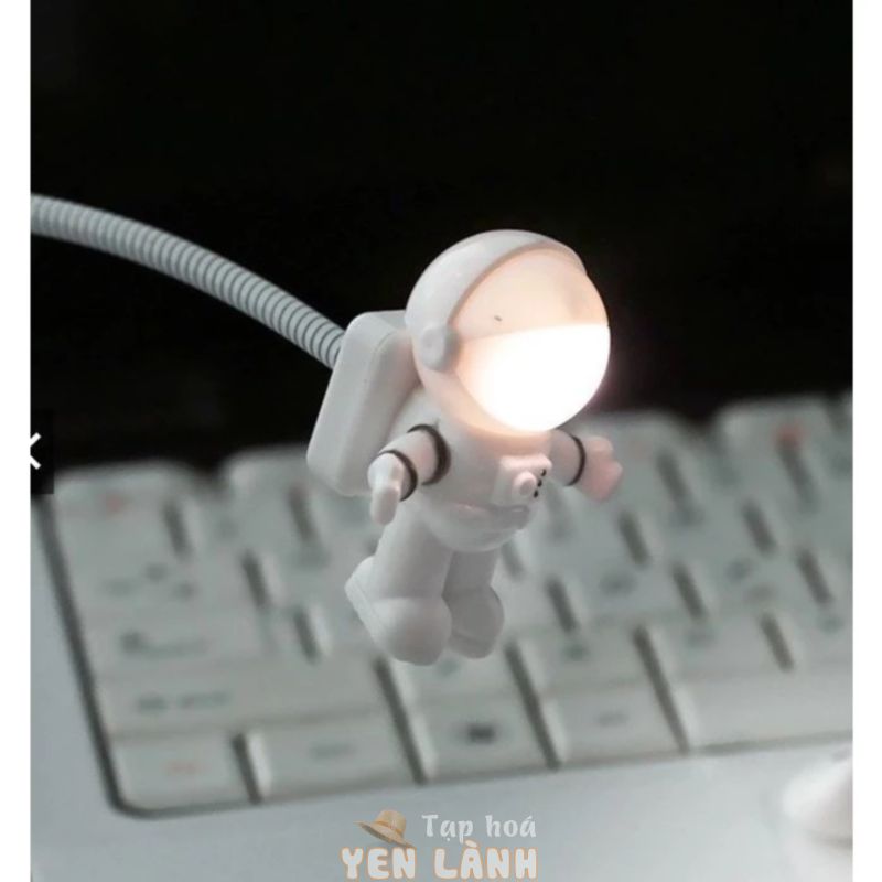 Đèn LED Phi Hành Gia mini cắm cổng USB, Đèn ngủ, chiếu sáng bàn phím laptop bảo vệ mắt