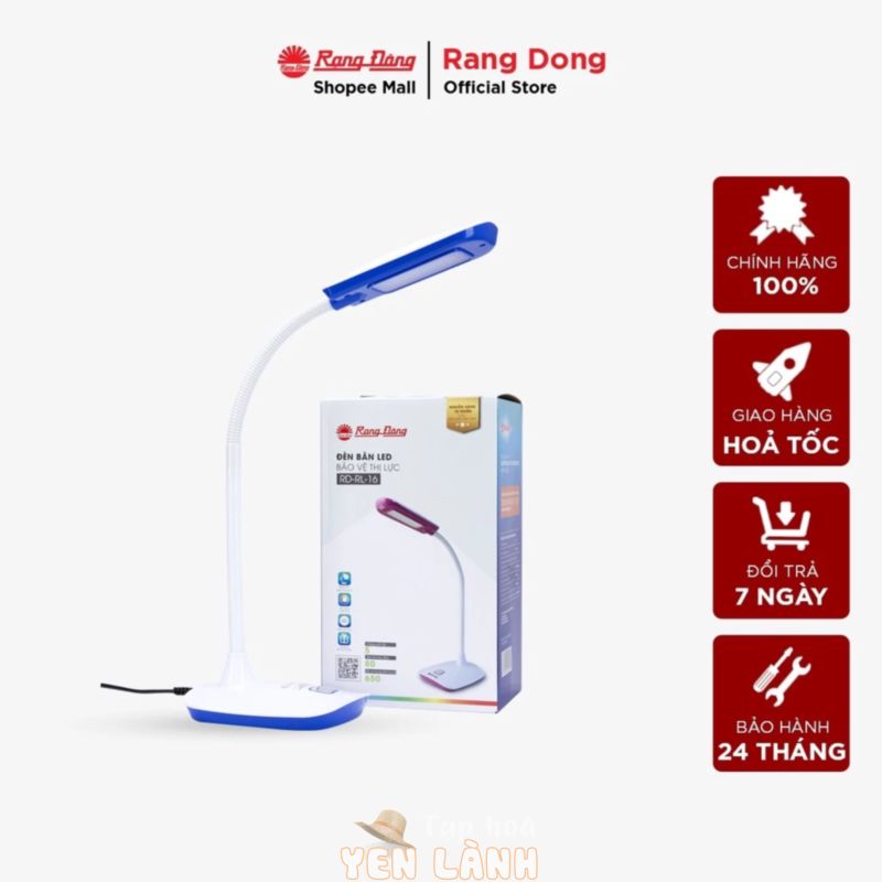 Đèn bàn Led bảo vệ thị lực công suất 5W Rạng Đông (Model: RD-RL-16)