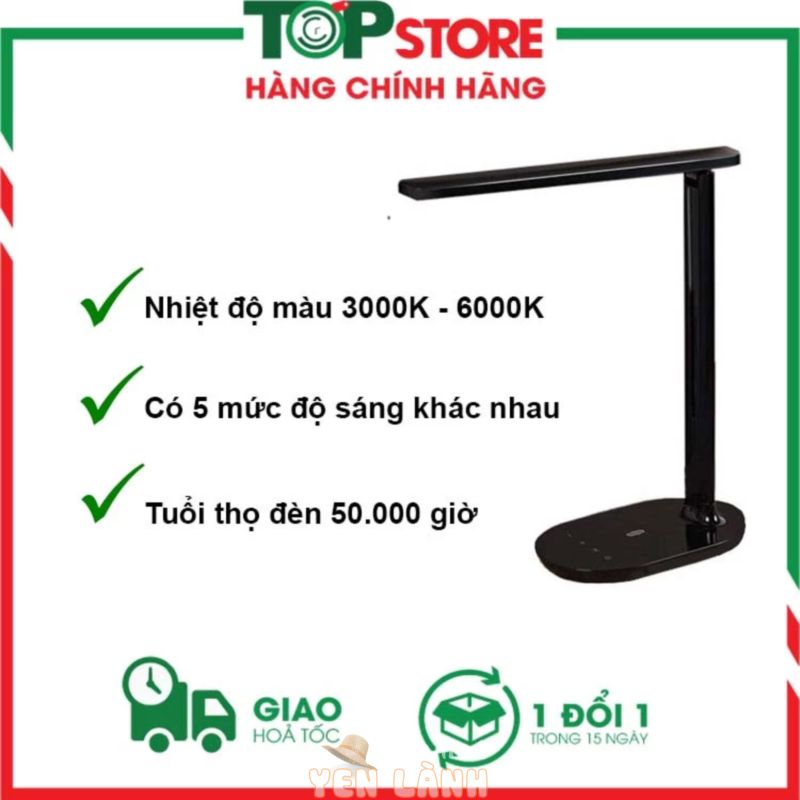 Đèn Bàn Học Taotronics TT-DL064 5W [Chính Hãng] Chống Cận, Cổng USB, 3 Chế Độ Màu, 5 Mức Sáng