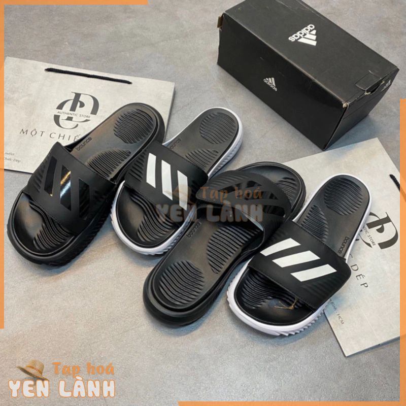 [HÀNG MỚI VỀ] DÉP ADIDAS ALPHABOUNCE SLIDE TRẮNG ĐEN – GY9415 – DÉP QUAI DÁN CHÍNH HÃNG