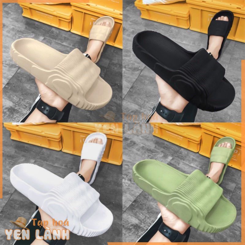 Dép Adilette hoot trend, Dép Đúc bắp cải, Dép Đúc nguyên khối quai ngang cực bền Nam Nữ full sz 36-43