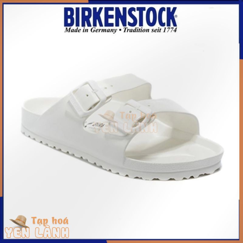 Dép nhựa chống thấm nước Birkenstock Eva size Trắng 37-43 Dép đi biển cổ điển nam nữ