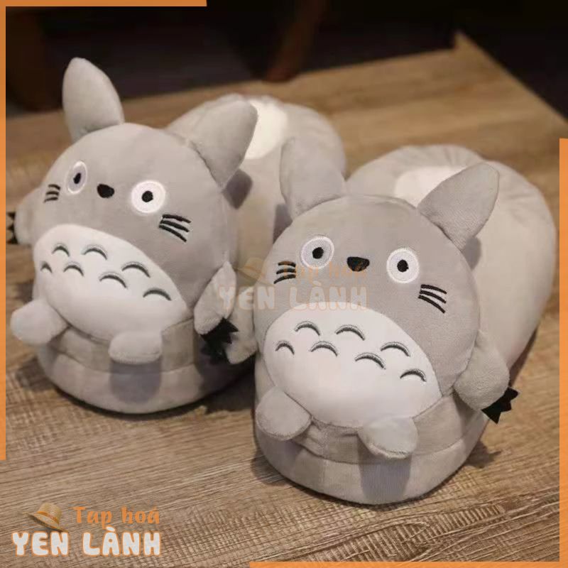 Dép bông đi trong nhà siêu êm hình Totoro xinh xắn dành cho nam nữ 2022 VyVy