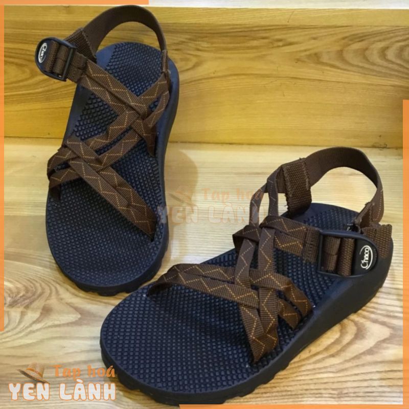 Dép sandal thời trang nam 2 dây CHACO AGU6 (nâu) VNXK SỐC