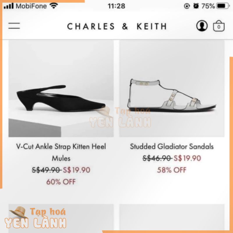 Dép Charles and keith