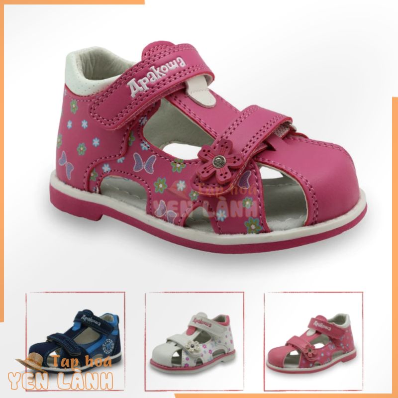 Dép sandal bé gái Apakowa KIDS SHOES chỉnh hình bàn chân cho bé chống bẹt vẹo giày có thể sử dụng lót đế chỉnh hình S04