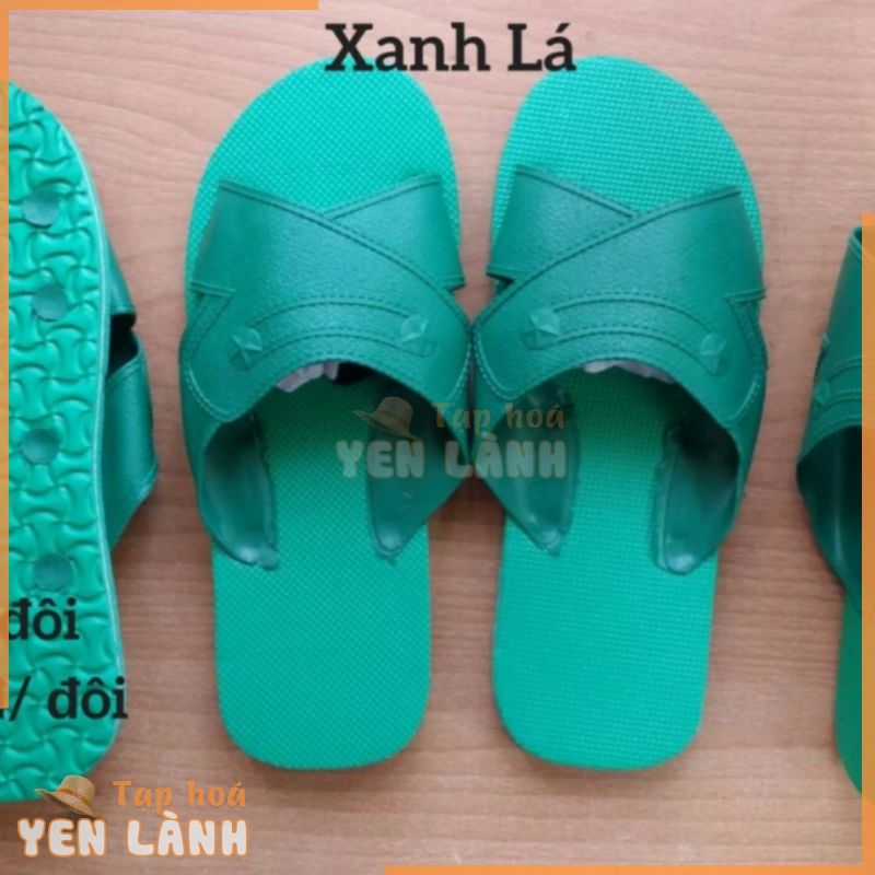 COMBO 5 ĐÔI DÉP XỐP ĐI TRONG NHÀ – XANH LÁ