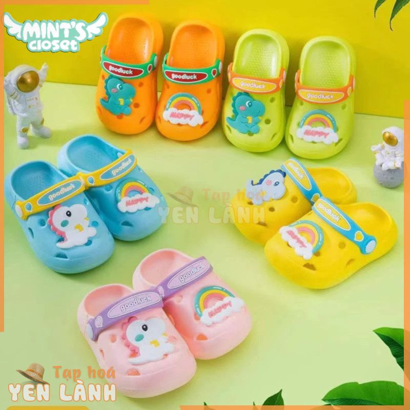 Dép crocs cầu vồng cho bé gái bé trai 1 2 3 tuổi MINTSCLOSET Mint’s Closet – GD8106