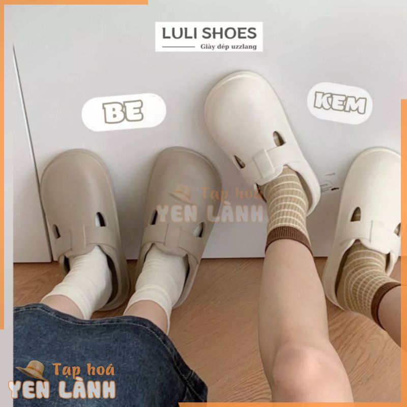 [HCM] Dép nữ sục crocs êm chân CÓ SẴN Đế Mềm EVA phong cách đơn giản, dễ phối đồ 2023