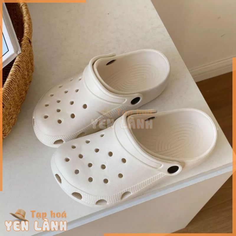 Dép sục Crocs hoạt hình đáng yêu MINISO STORE đế dày cao sticker bất kỳ theo đợt