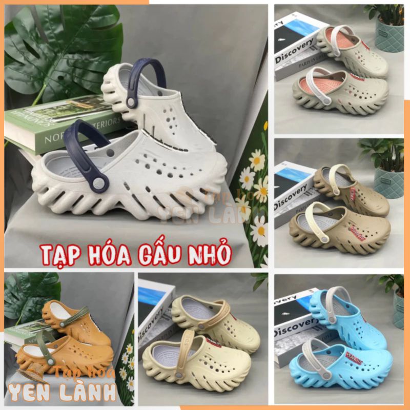 |CHÍNH HÃNG| Dép ECHO CROCS quai nhựa nam nữ unisex,lỗi nhỏ đã xử lý,Tặng kèm Sticker