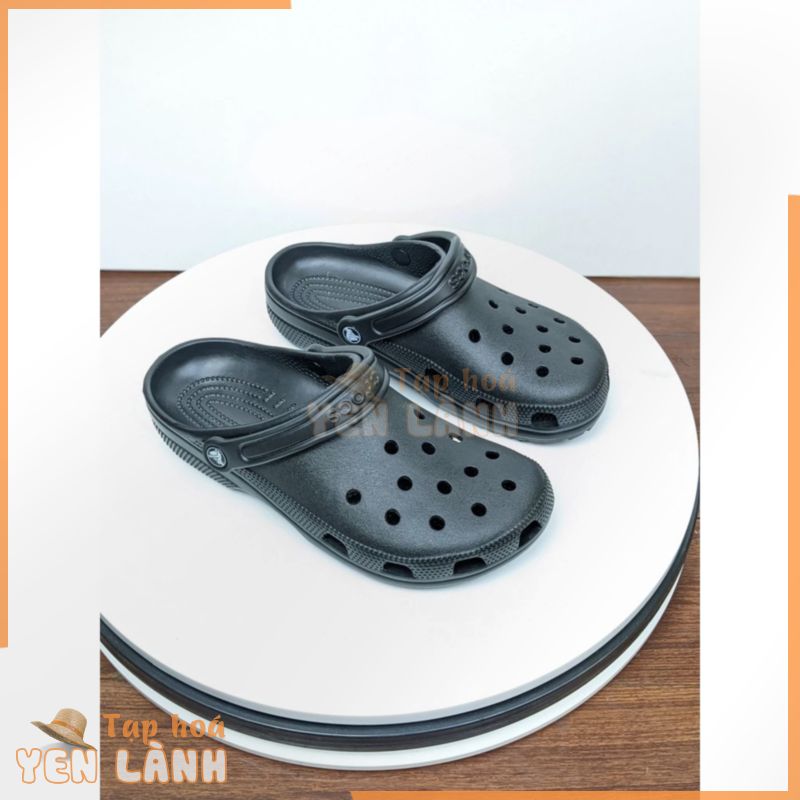 Dép Sục Nam nữ Siêu Bền Siêu Êm Cross Classic Clog đen