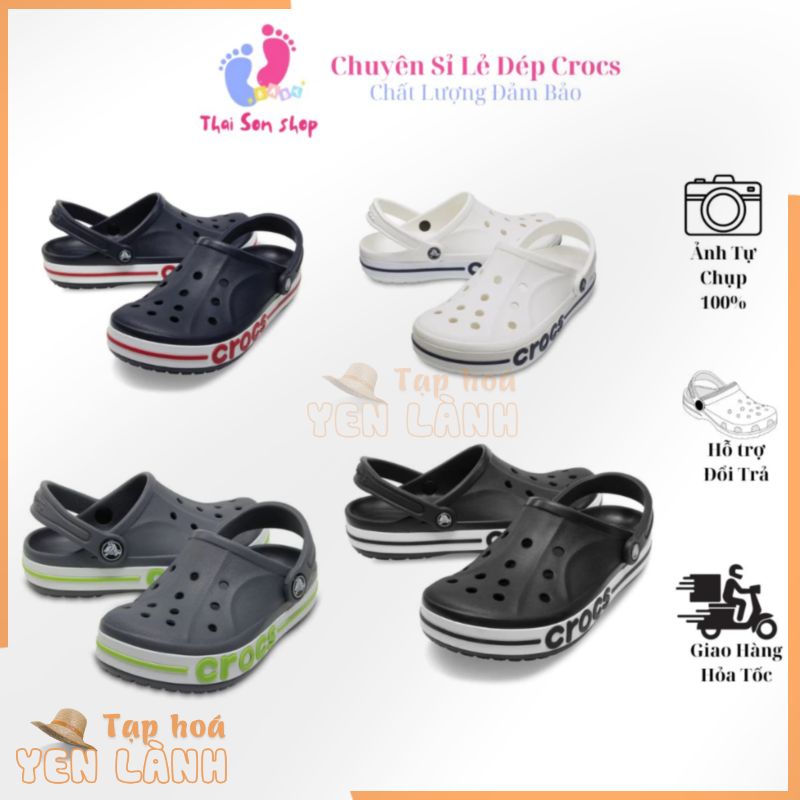 [ Tặng 10 Sticker ] Dép Cross Baya cho nam nữ người lớn Thái Sơn Shop Sục Crocs Cho bé trai bé gái trẻ em Hàng suất khẩu