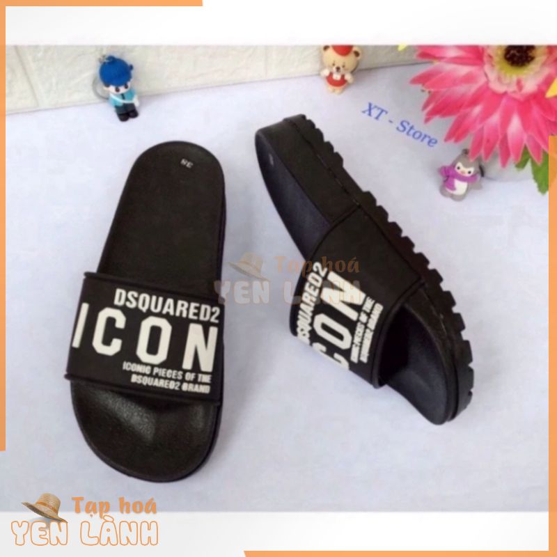 Dép Nam Nữ  ICON độn đế 4 cm đế cứng cực ngầu phù hợp cho các dân chơi