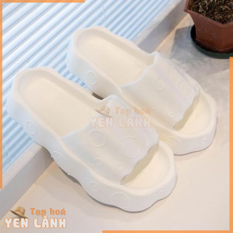 Dép nữ – dép đế cao đi biển siêu cute cao 5cm