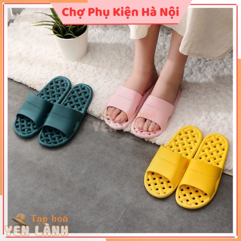 ❌TĂNG 3 SIZE❌ Dép lỗ đi trong nhà, dép đi nhà tắm, nhà vệ sinh siêu êm thoáng khí massage chân A106 Chợ Phụ Kiện Hà Nội