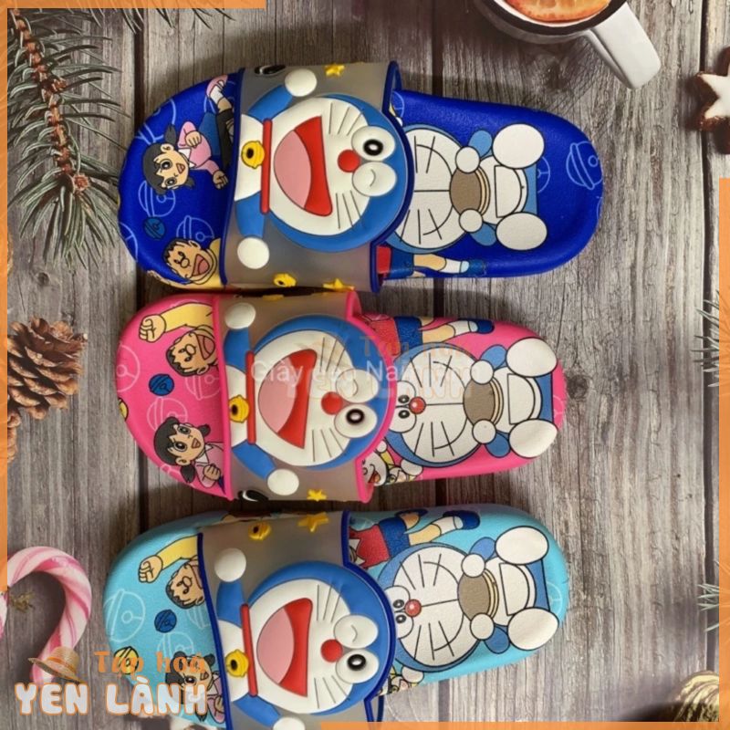 Dép cho bé từ 3-5 tuổi hình doraemon mã số 9802