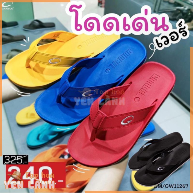 [GAMBOL แท้จริง]Dép Kẹp Nam GW 11267/11220 Gambol Nhập Khẩu Thái Lan( sie 36-44)