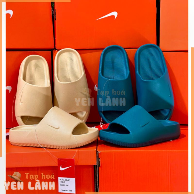 Dép Nike Calm Chính Hãng 2 Màu Xanh + Be Full Box Unisex