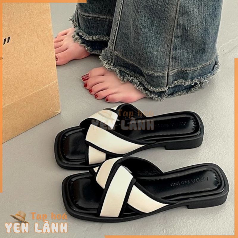 Dép nữ Dép Sandal Mules Ins Hot Mùa hè thời trang thiết kế mới Xăng đan chống trượt cao cấp