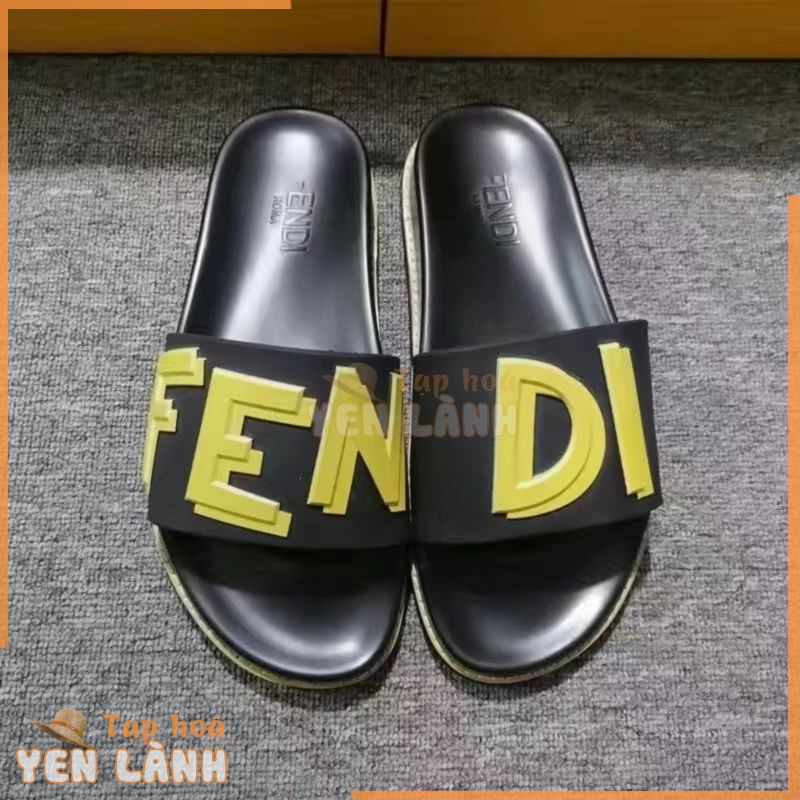 Fendi2024 Mới Nhất Nam Nữ Dép Phong Cách Cặp Đôi In Thời Trang Nhẹ Chống Trơn Trượt Hợp Thời Trang Phải Có