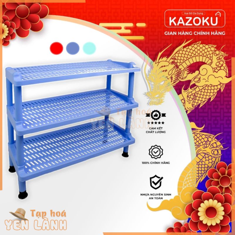 Kệ Dép Đại Nhựa Nam Dương – 64cm x 26cm – 2 Tầng/ 3 Tầng/ 4 Tầng – [KDD]