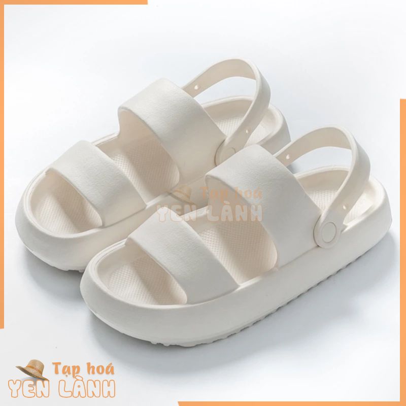 Dép sandal nữ thời trang nhựa Eva cao cấp đi siêu nhẹ siêu êm chân đế độn tăng chiều cao TH-80