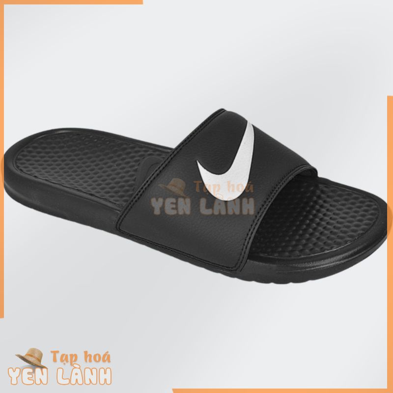 [Tặng hộp] Dép Nike đen quai ngang nam nữ/ Dép Nike benassi swoosh 2023